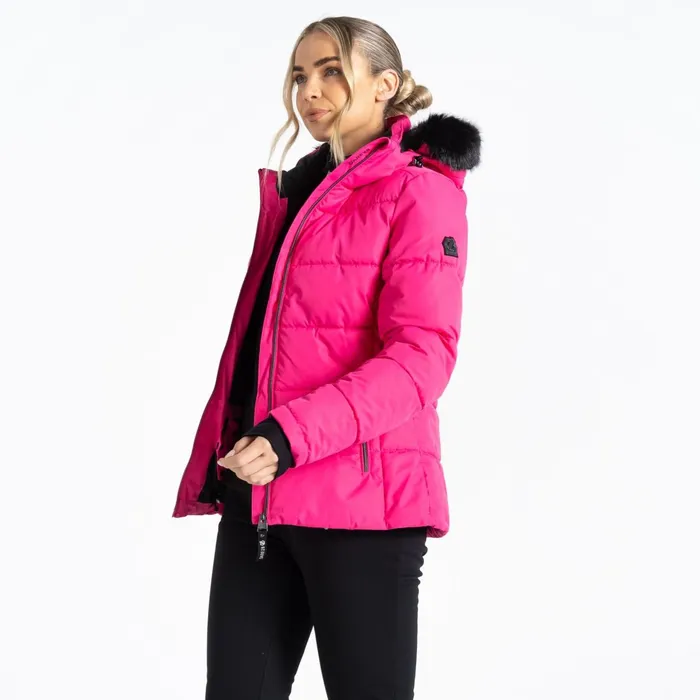 Dare 2b Waterproof Jackets Glamourize Iv Ski Jacket Pure Pink 8211 Women