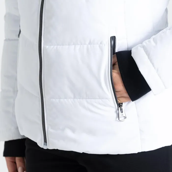 Dare 2b Waterproof Jackets Glamourize Iv Ski Jacket White 8211 Women