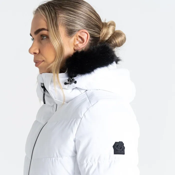 Dare 2b Waterproof Jackets Glamourize Iv Ski Jacket White 8211 Women