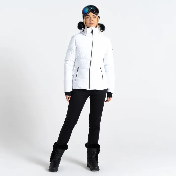 Dare 2b Waterproof Jackets Glamourize Iv Ski Jacket White 8211 Women