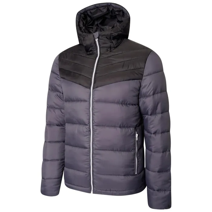 Dare 2b Waterproof Jackets Hot Shot Hooded Baffled Jacket Ebony Grey Black 8211 Men Dare 2b Waterproof Jackets Hot Shot Hooded Baffled Jacket Ebony Grey Black 8211 Men