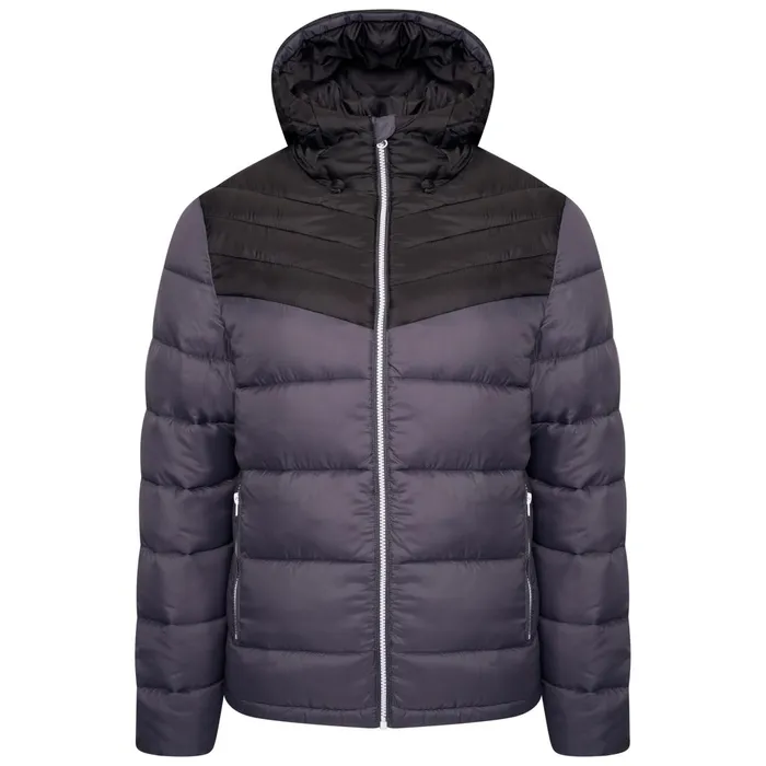 Dare 2b Waterproof Jackets Hot Shot Hooded Baffled Jacket Ebony Grey Black 8211 Men Dare 2b Waterproof Jackets Hot Shot Hooded Baffled Jacket Ebony Grey Black 8211 Men
