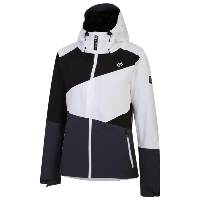 Dare 2b Waterproof Jackets Ice Ski Jacket White Ebony Grey 8211 Women