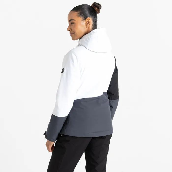 Dare 2b Waterproof Jackets Ice Ski Jacket White Ebony Grey 8211 Women