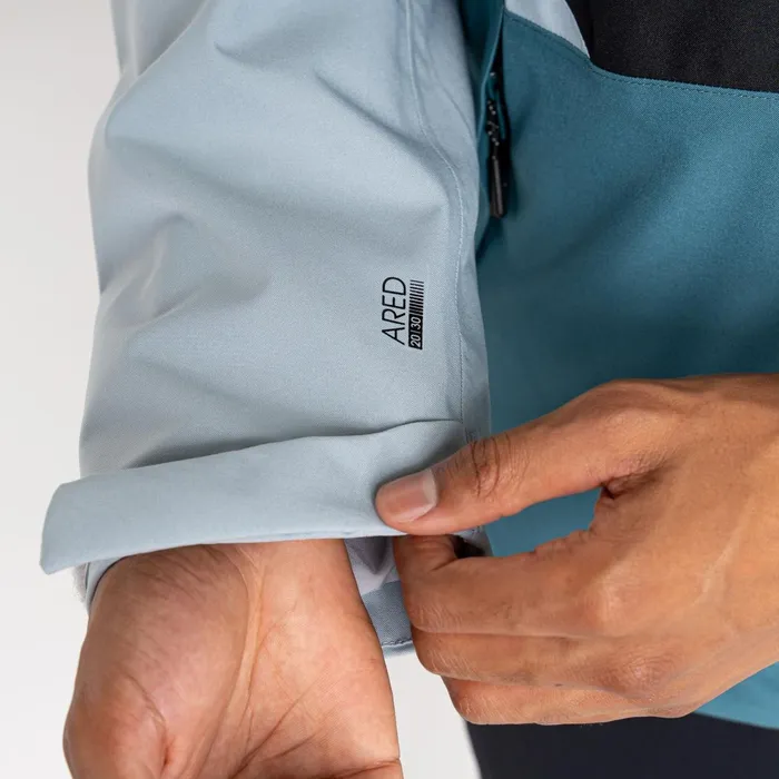 Dare 2b Waterproof Jackets Jermaine Jenas 8211 Terrain Waterproof Jacket Black Mediterranea Green 8211 Men