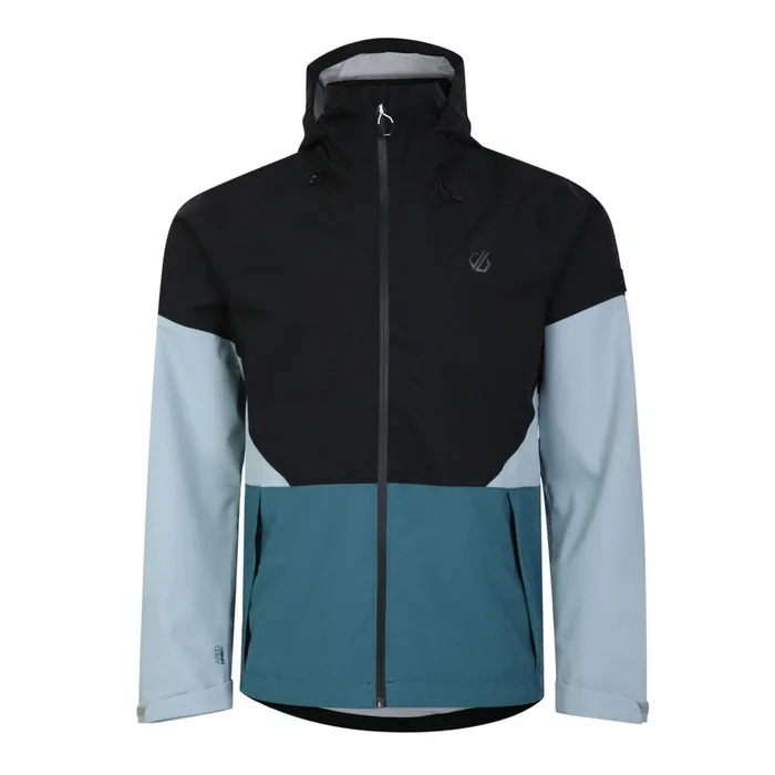 Dare 2b Waterproof Jackets Jermaine Jenas 8211 Terrain Waterproof Jacket Black Mediterranea Green 8211 Men