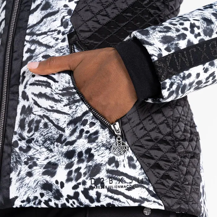 Dare 2b Waterproof Jackets Julien Macdonald 8211 Mastery Ski Jacket White Animal Print 8211 Women