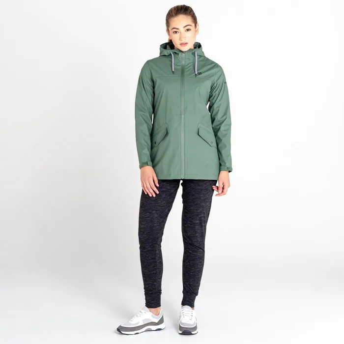 Dare 2b Waterproof Jackets Lambent Ii Waterproof Jacket Duck Green 8211 Women