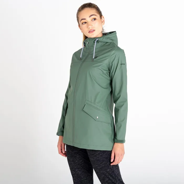 Dare 2b Waterproof Jackets Lambent Ii Waterproof Jacket Duck Green 8211 Women