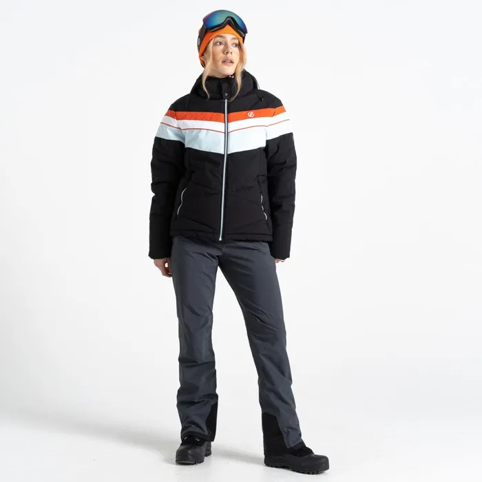 Dare 2b Waterproof Jackets Powder Ski Jacket Black Quiet Blue 8211 Women