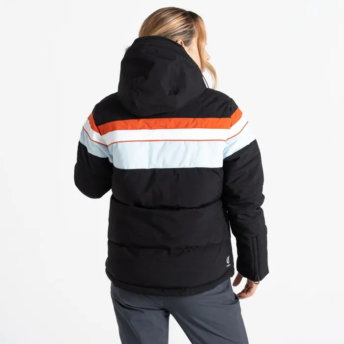 Dare 2b Waterproof Jackets Powder Ski Jacket Black Quiet Blue 8211 Women