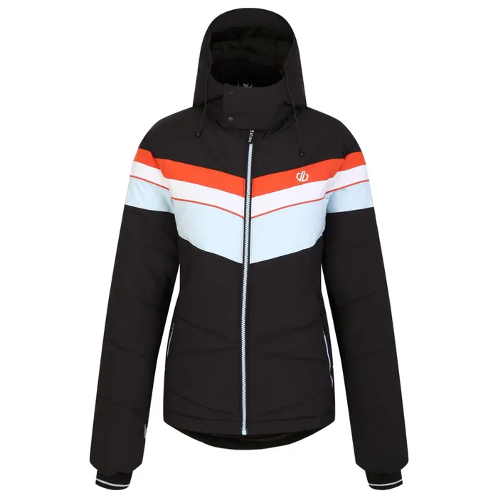 Dare 2b Waterproof Jackets Powder Ski Jacket Black Quiet Blue 8211 Women