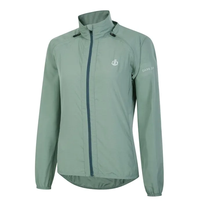 Dare 2b Waterproof Jackets Rebound Lightweight Windshell Lilypad Green 8211 Women