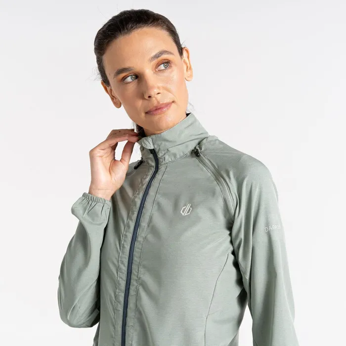 Dare 2b Waterproof Jackets Rebound Lightweight Windshell Lilypad Green 8211 Women