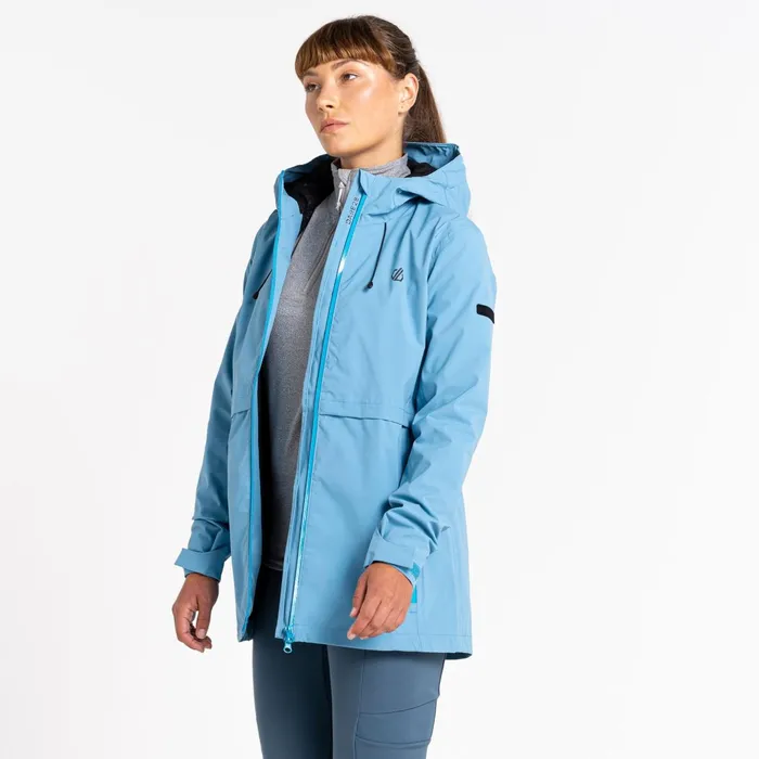 Dare 2b Waterproof Jackets Switch Up Recycled Waterproof Jacket Niagara Blue 8211 Women