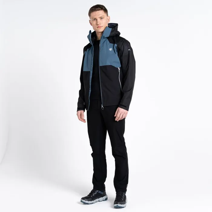 Dare 2b Waterproof Jackets Touchpoint Ii Waterproof Jacket Black Orion Grey 8211 Men
