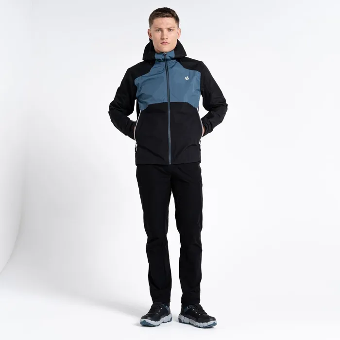 Dare 2b Waterproof Jackets Touchpoint Ii Waterproof Jacket Black Orion Grey 8211 Men