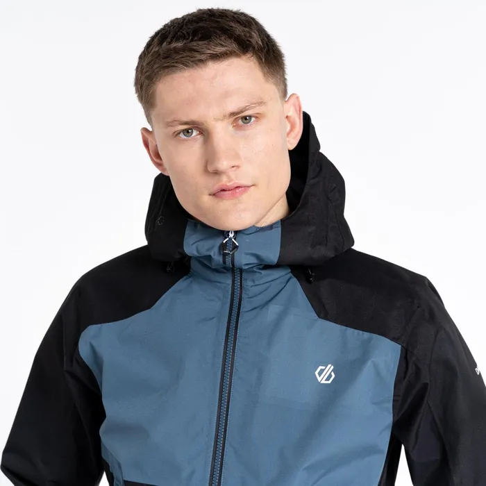 Dare 2b Waterproof Jackets Touchpoint Ii Waterproof Jacket Black Orion Grey 8211 Men