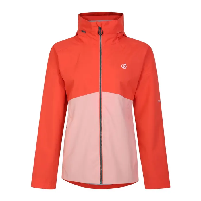 Dare 2b Waterproof Jackets Trail Waterproof Jacket Neon Peach 8211 Women