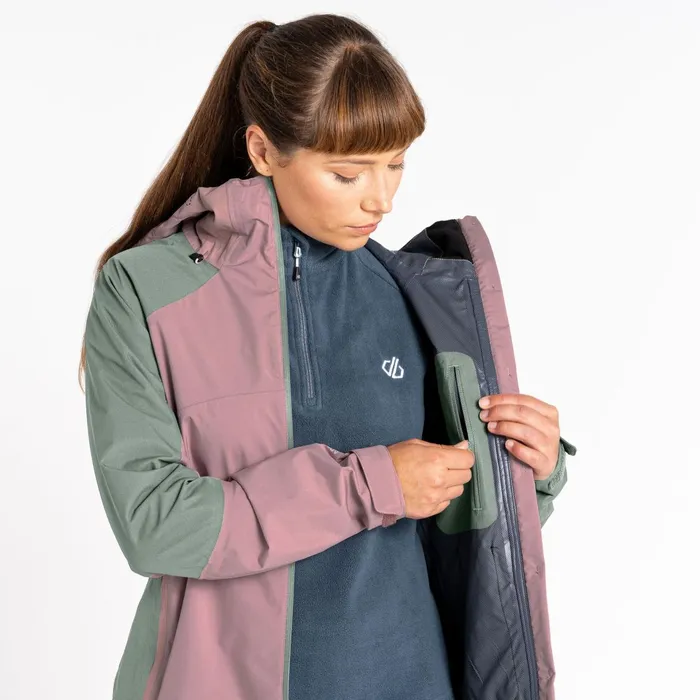 Dare 2b Waterproof Jackets Traversing Waterproof Jacket Dusty Rose 8211 Women