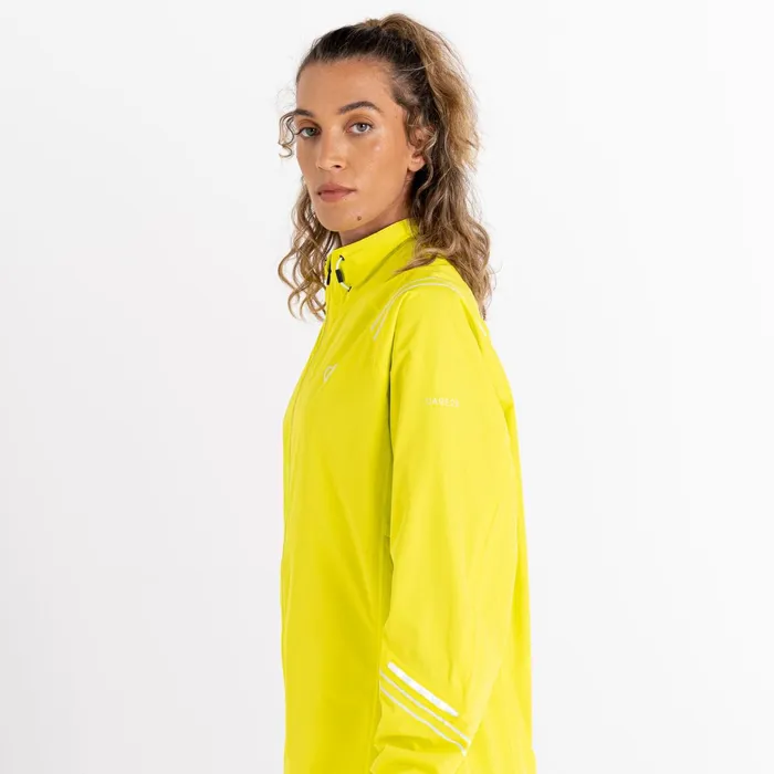 Dare 2b Waterproof Jackets Unisex Illume Waterproof Jacket Neon Spring 8211 Men