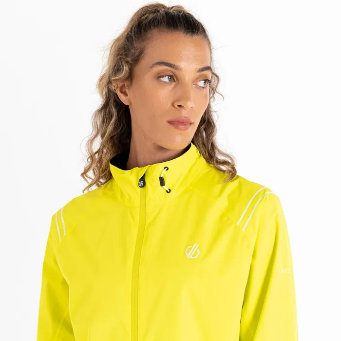 Dare 2b Waterproof Jackets Unisex Illume Waterproof Jacket Neon Spring 8211 Men