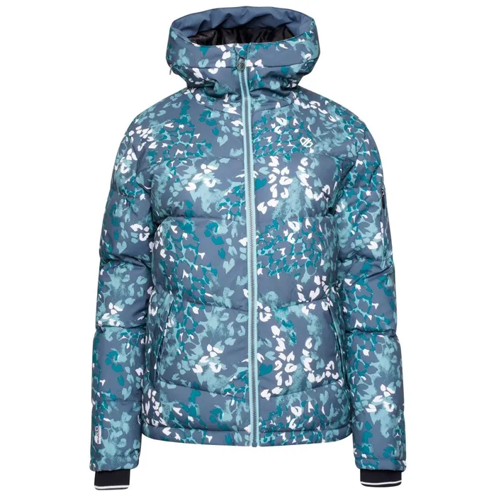 Dare 2b Waterproof Jackets Verdict Recycled Ski Jacket Canton Green Animal Print 8211 Women