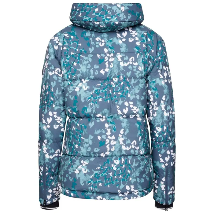 Dare 2b Waterproof Jackets Verdict Recycled Ski Jacket Canton Green Animal Print 8211 Women