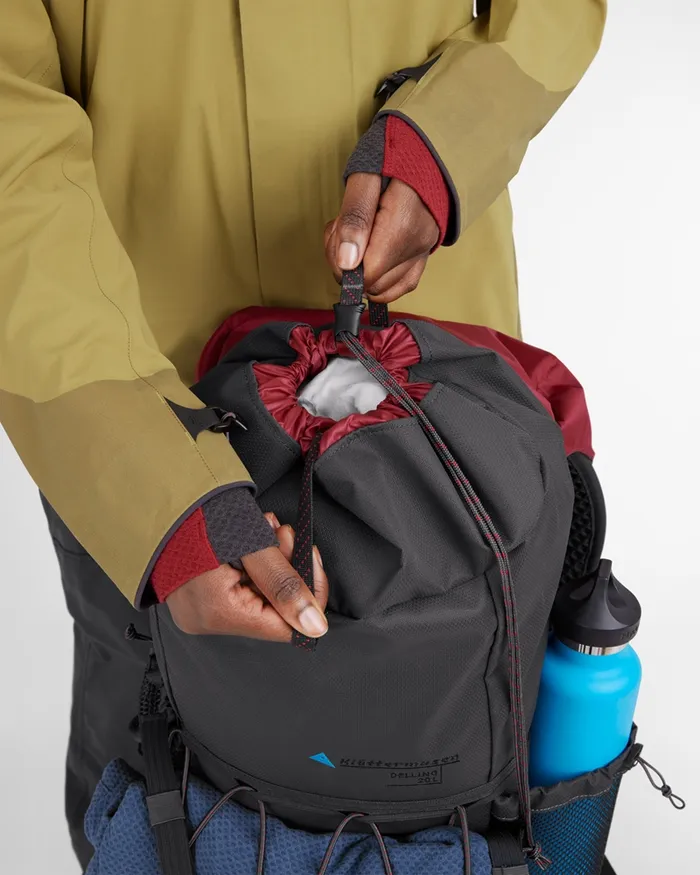 Delling 30L Compact Hiking Backpack Burnt Russet MenWomen Klttermusen SingleDay Backpacks 1832l