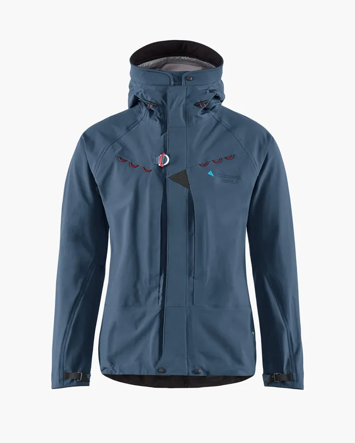 Draupner Waterproof Cutan Jacket Midnight Blue Men Klttermusen Waterproof Jackets