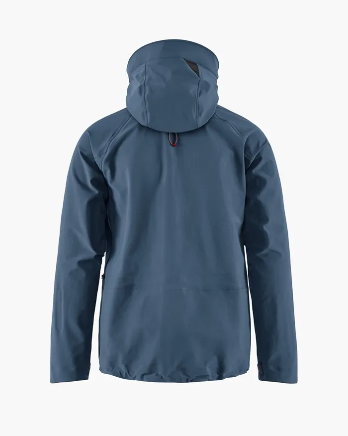 Draupner Waterproof Cutan Jacket Midnight Blue Men Klttermusen Waterproof Jackets