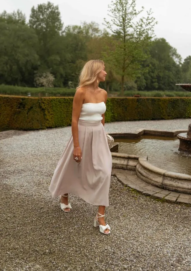 Easy Clothes Beige Marianne Skirt Women039s Clothing Skirts Easy Clothes Beige Marianne Skirt Women039s Clothing Skirts
