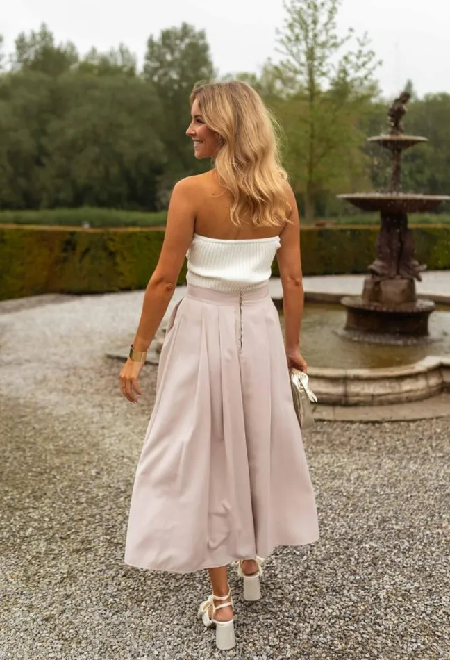 Easy Clothes Beige Marianne Skirt Women039s Clothing Skirts Easy Clothes Beige Marianne Skirt Women039s Clothing Skirts