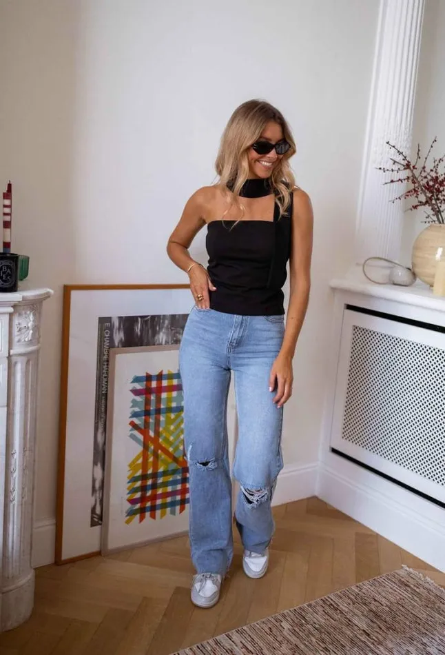 Easy Clothes Black Boni Top Women039s Clothing Tops