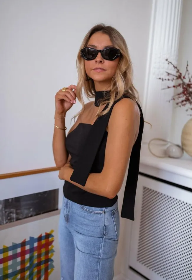 Easy Clothes Black Boni Top Women039s Clothing Tops
