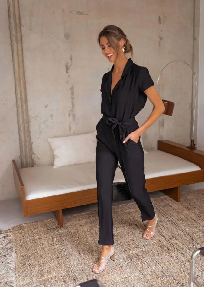 Easy Clothes Black Rico Jumpsuit Black Women039s Clothing Dresses Easy Clothes Black Rico Jumpsuit Black Women039s Clothing Dresses