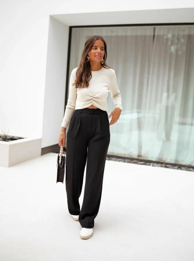 Easy Clothes Black Victor Pants Black Women039s Clothing Pants and Jeans