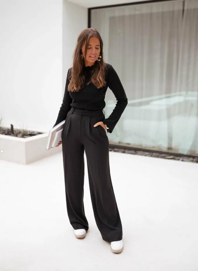 Easy Clothes Black Victor Pants Black Women039s Clothing Pants and Jeans