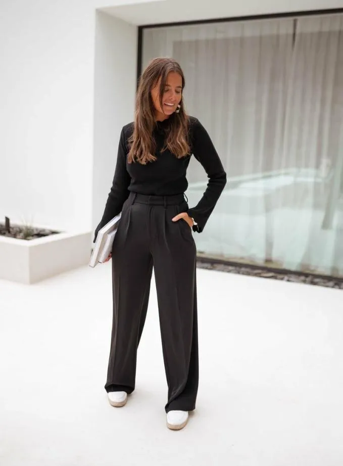 Easy Clothes Black Victor Pants Black Women039s Clothing Pants and Jeans