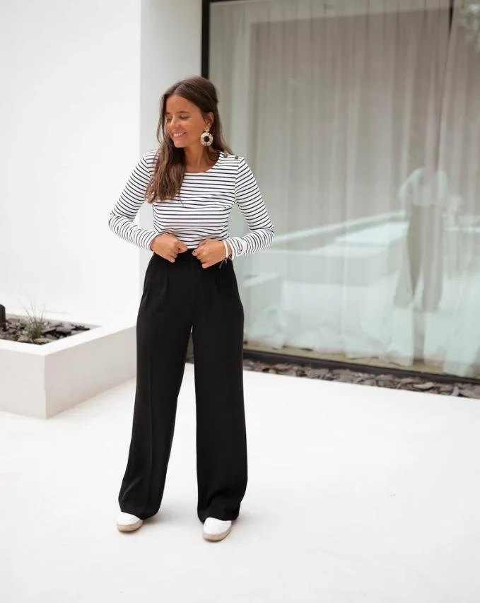 Easy Clothes Black Victor Pants Black Women039s Clothing Pants and Jeans