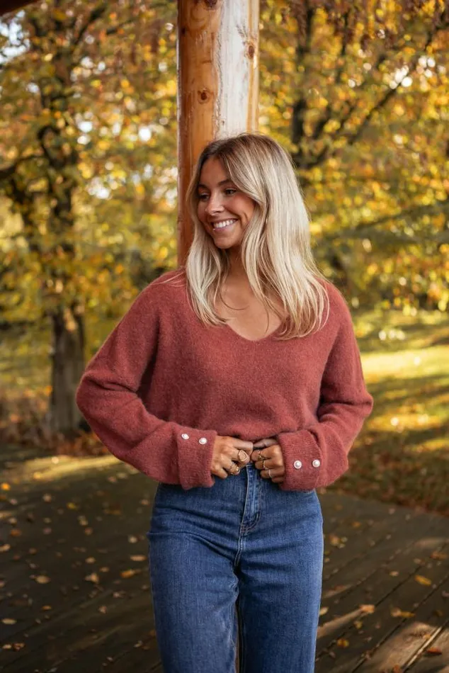 Easy Clothes Brick Leonie Sweater Women039s Clothing Sweaters
