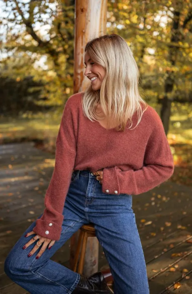Easy Clothes Brick Leonie Sweater Women039s Clothing Sweaters