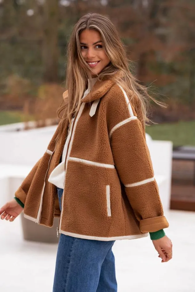 Easy Clothes Brown Nita Jacket Brown Women039s Clothing Jackets