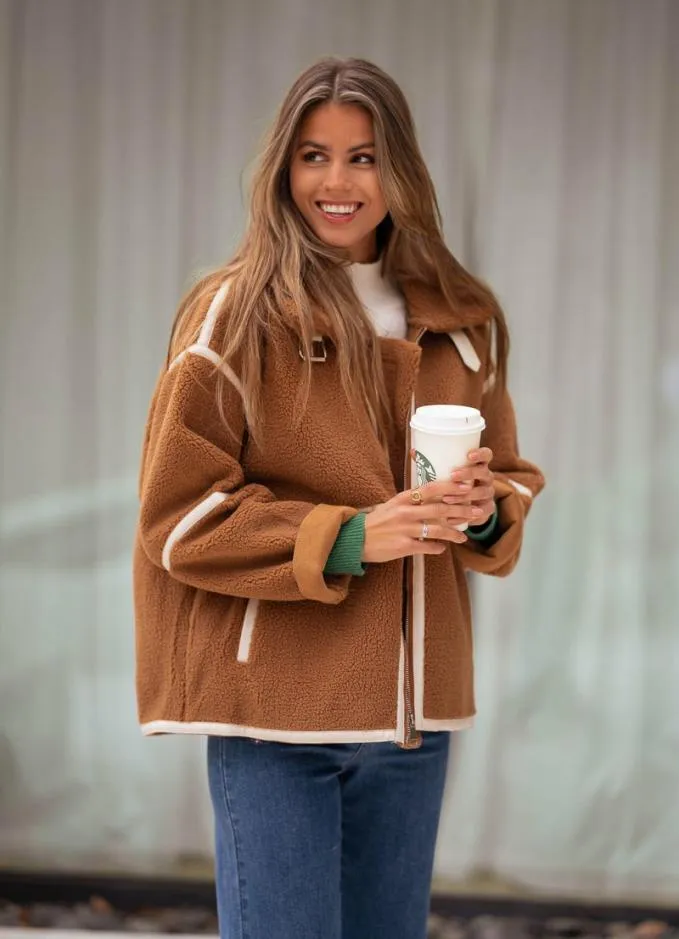 Easy Clothes Brown Nita Jacket Brown Women039s Clothing Jackets