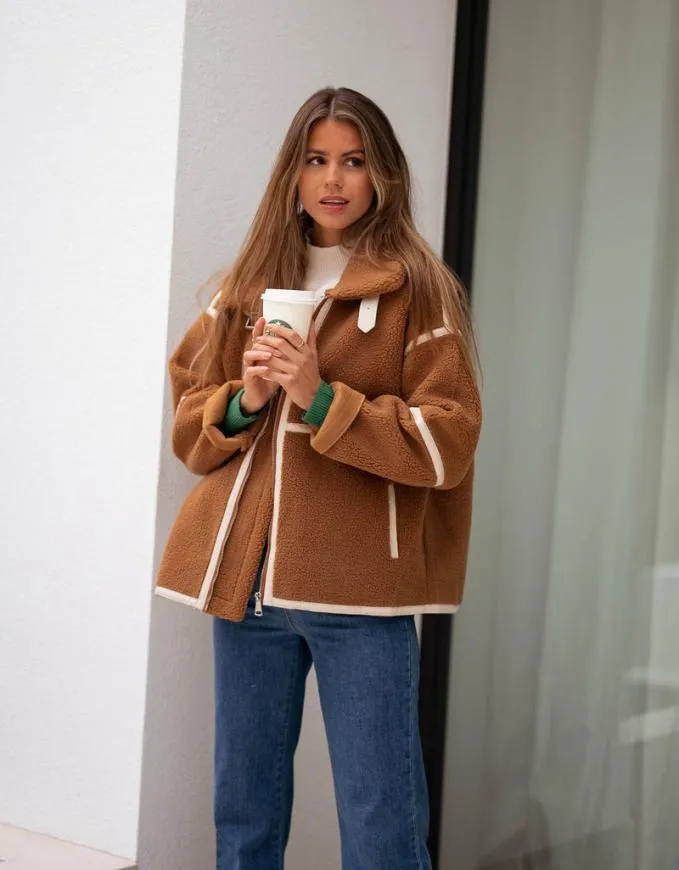 Easy Clothes Brown Nita Jacket Brown Women039s Clothing Jackets