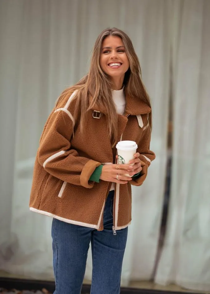 Easy Clothes Brown Nita Jacket Brown Women039s Clothing Jackets