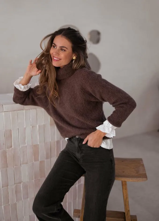 Easy Clothes Brown Thibaut Sweater Brown Women039s Clothing Sweaters Easy Clothes Brown Thibaut Sweater Brown Women039s Clothing Sweaters
