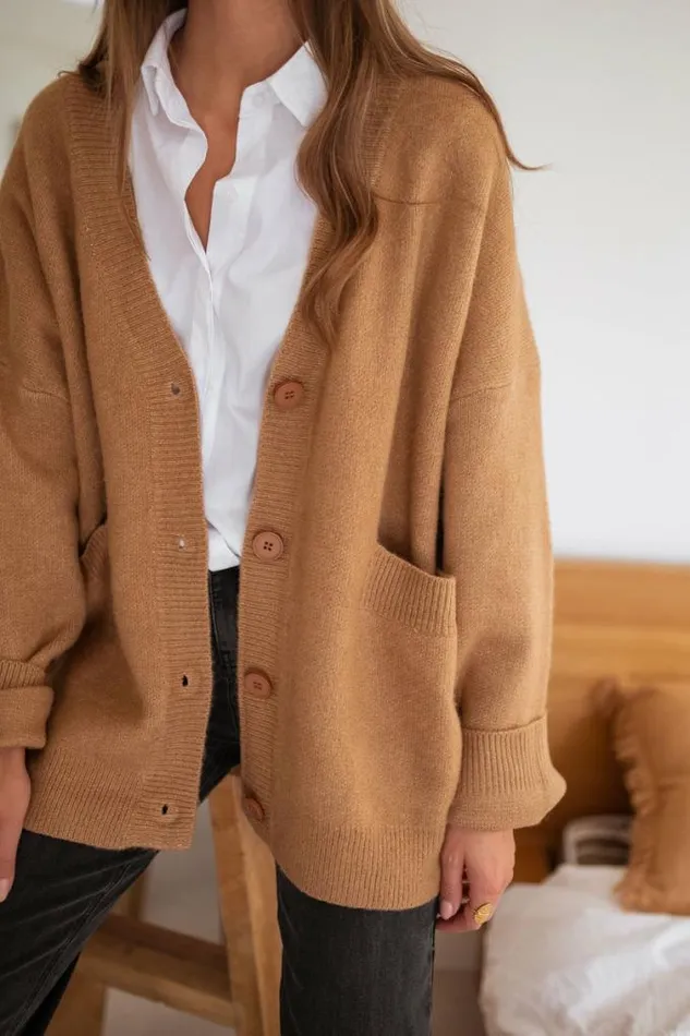 Easy Clothes Camel Villers Cardigan Women039s Clothing Cardigans