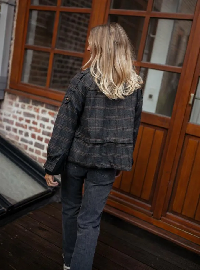Easy Clothes Checkered Edna Jacket Women039s Clothing Jackets Easy Clothes Checkered Edna Jacket Women039s Clothing Jackets