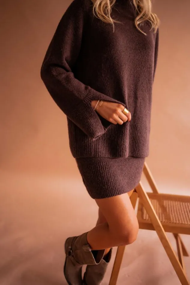 Easy Clothes Chocolate Aurele Sweater Women039s Clothing Sweaters